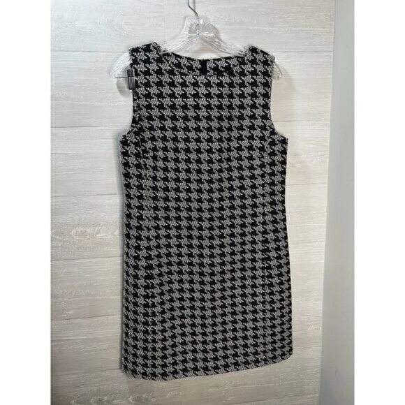 Hallhuber Womens Sleeveless‎ Houndstooth Shift Dress - Picture 2 of 6